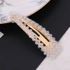 ins Internet celebrity hair clips, sweet and cute water diamond one-piece clips, fashionable bright diamond bb clips, square fashionable bangs hair clips Specification image